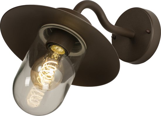 EGLO wandlamp Calpino 3 - led - 10 cm - roestbruin – vtwonen