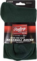 Rawlings Baseball Socks (2 Pair) L Forest