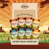 ZENKO - Ancient Grain Clusters - 8x35g - Vegan - Glutenvrij - Gezonde snack