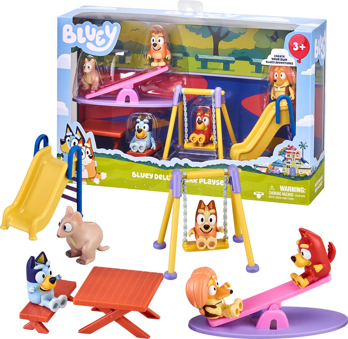 Moose Toys BLUEY's Speeltuin Deluxe Speelset