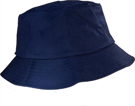 *** Hoed Festival Zomer - Bucket Hat - Vissershoedje - Blauw - Zonnehoed - van Heble® ***