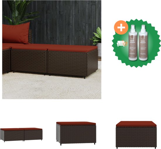 Voetenbank Marjoleine zwart kopen? Tuinstoelen