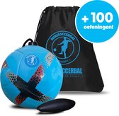 Minisoccerbal bal aan touw - Sense bal - Voetbal - Smart Ball - Kleine Bal - Blauw