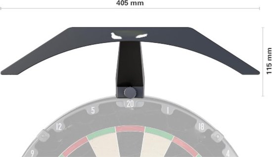 Dartbord Verlichting -Dartbord Licht van Mission — afbeelding 3
