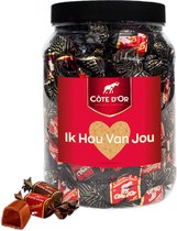 Côte d'Or Chokotoff chocolademix puur & melk "Ik Hou Van Jou" - chocolade met toffee - 800g
