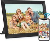 Nifkos - Digitale fotolijst met WiFi en Frameo App- Zwart - 10.1 inch HD+ IPS Display - Fotokader met Touchscreen - 16GB - Zwart - frameo digitale fotolijst - digitale fotokader - digitaal fotolijstje