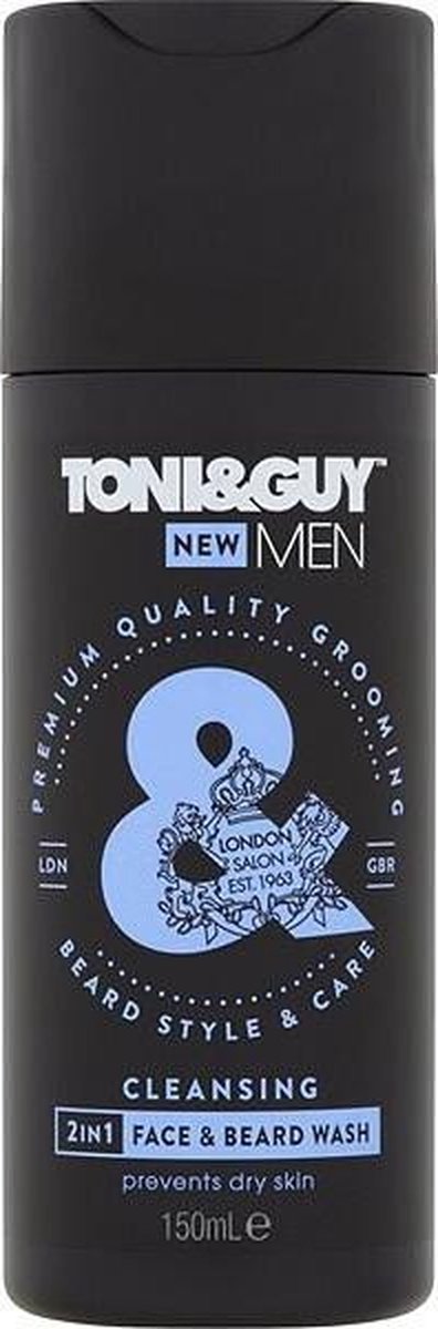 Toni&Guy men hydraterende shampoo gezicht en baard 150ml x 6