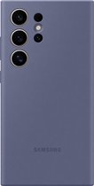 Samsung Silicone Case - Geschikt voor Samsung Galaxy S24 Ultra - Violet