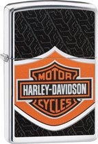 Zippo Aansteker Harley Davidson Logo Tire Tracks