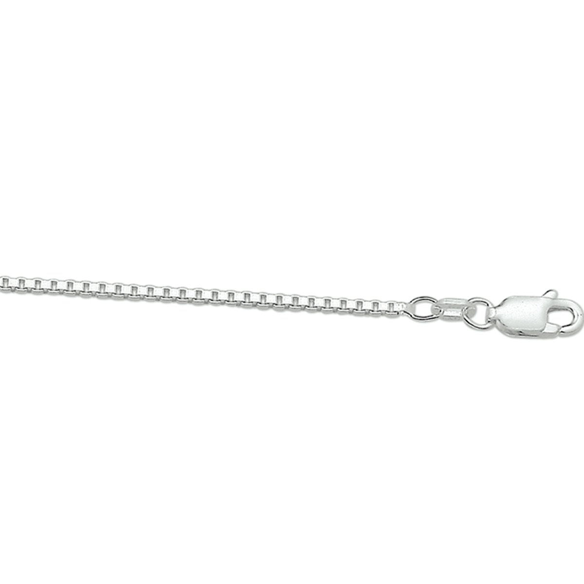 Zilveren Collier venetiaans 1 1001726 40 cm