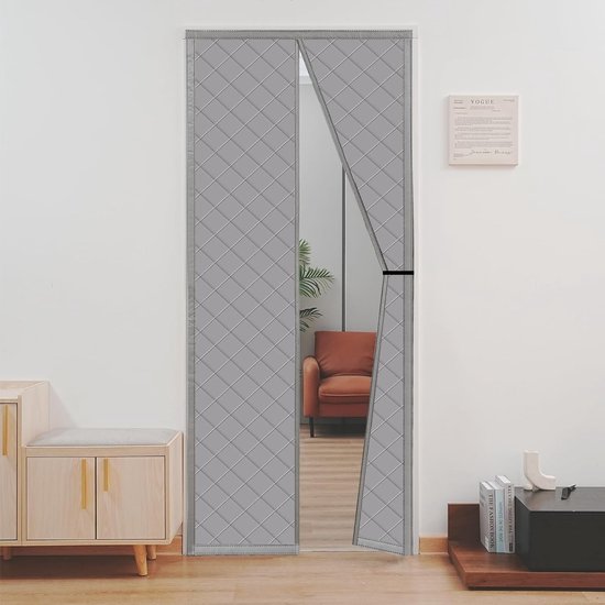 Fillis Magnetisch warmtewerend gordijn, 80 x 200 cm, thermo-deurgordijn, warmte-isolerend thermogordijn, winddicht en energiebesparend, koudebescherming voor kelderdeur, balkon, terras, zwart Fillis Magnetisch warmtewerend gordijn, 80 x 200 cm, thermo-deurgordijn, warmte-isolerend thermogordijn, winddicht en energiebesparend, koudebescherming voor kelderdeur, balkon, terras, zwart