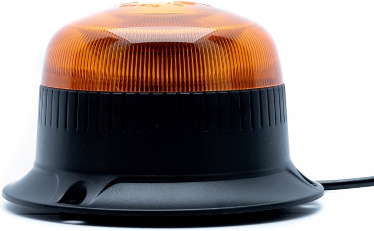 Einparts LED Beacon Zwaailicht led Stroboscoop Noodverlichting met Magneet Krachtige Waarschuwingsverlichting 12v-24v Oranje