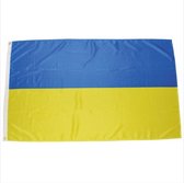 CHPN - Vlag - Vlag van Oekraïne - Oekraïnische vlag - Oekraïnische Gemeenschap Vlag - 90/150CM - UA vlag - Vlag van Oekraïne - Kiev - UA - Zonder stok