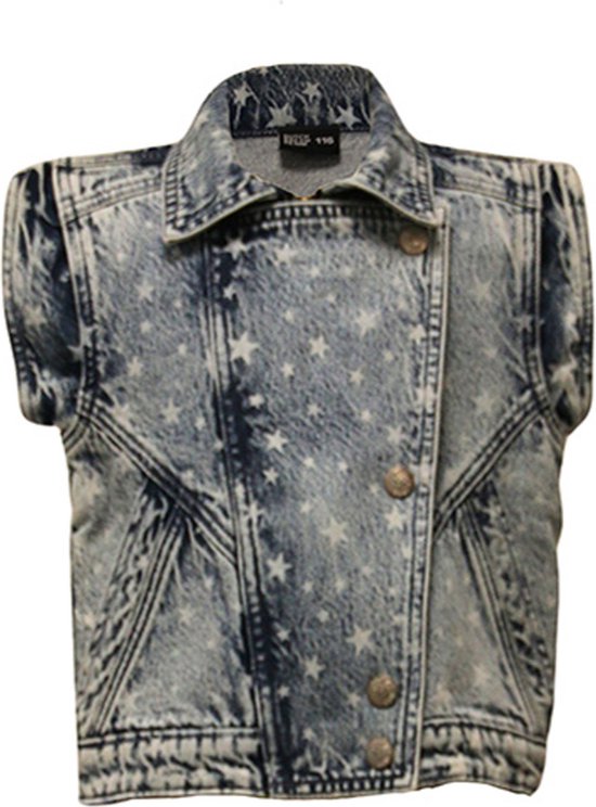 DDD meisjes gilet Denim Mfupi Blue