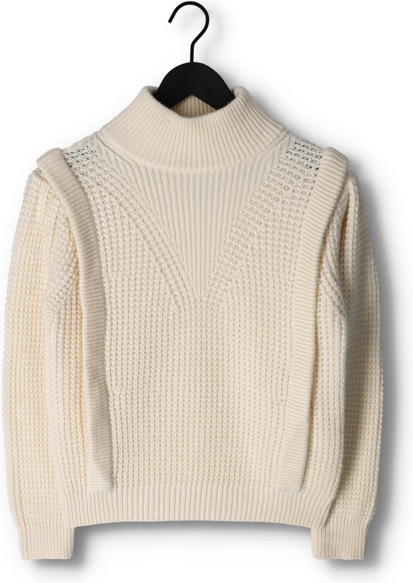 Levete Room Lr-kalima 15 Pullover Truien & vesten Dames - Sweater - Hoodie - Vest- Wit - Maat S
