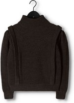 Levete Room Lr-kalima 15 Pullover Truien & vesten Dames - Sweater - Hoodie - Vest- Bruin - Maat L