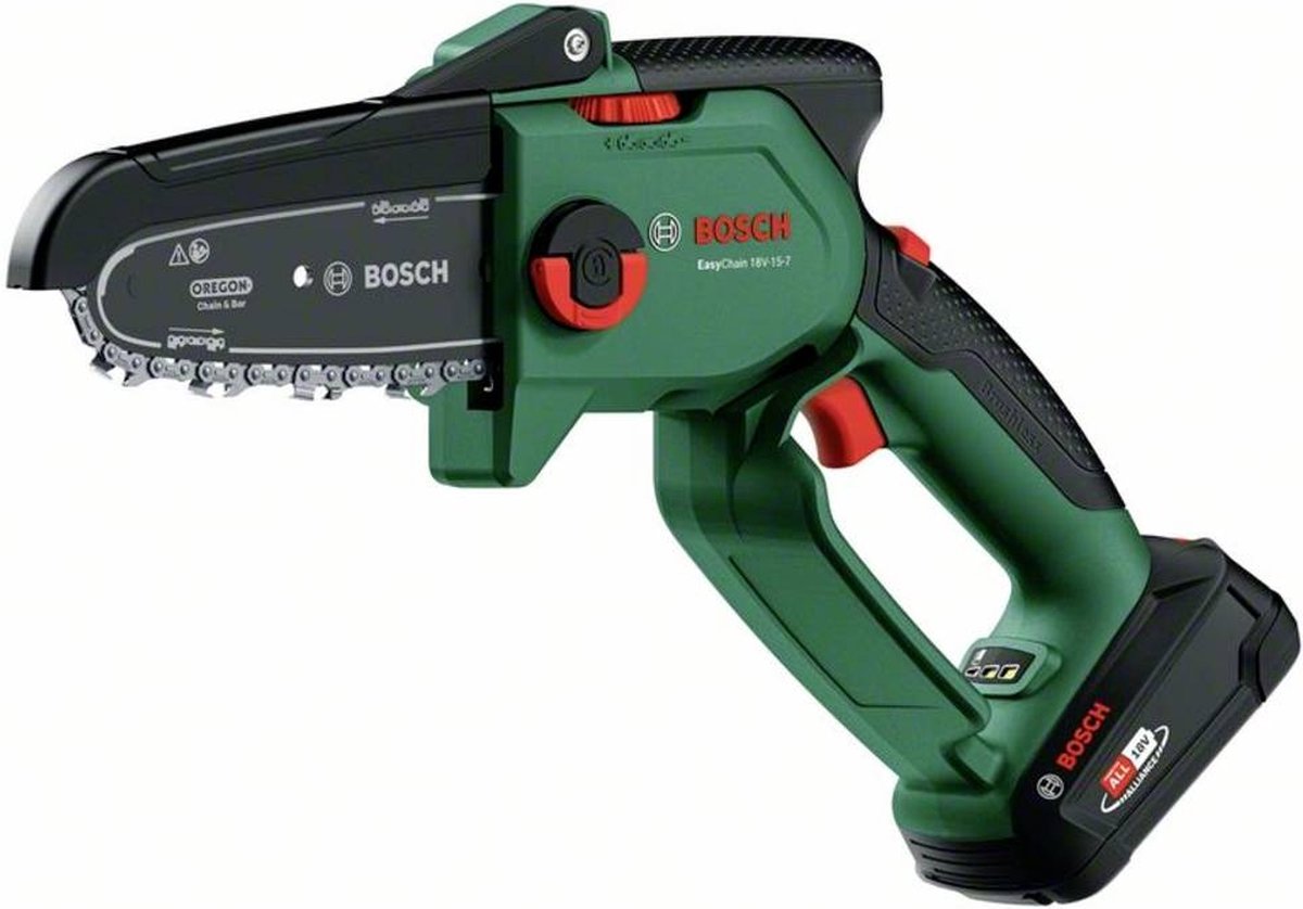 Bol.com Bosch EasyChain 18V-15-7 Kettingzaag - met 18 V accu en lader aanbieding
