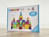 Prismtile Magnetic Tiles- Magnetisch Speelgoed – 100 stuks - Constructie speelgoed - Magnetische tegels - Montessori speelgoed - Magnetic toys - Magnetische bouwstenen - Speelgoed Kinderen - TinyTimberz