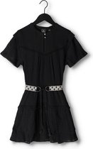 Indian Blue Jeans Little Black Dress Boho Belt Jurken Meisjes - Kleedje - Rok - Jurk - Zwart - Maat 110