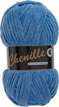 Chenille 6 - Blauw 012 - Lammy yarns - 5 stuks