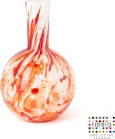 Design vaas Globe L - Fidrio ROSSO - glas, mondgeblazen - hoogte 40 cm