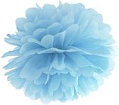 Pompon - Blauw - 30cm - Feestdecoratie - Pompon Decoratie