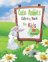 Cute Rabbits coloring book for kids