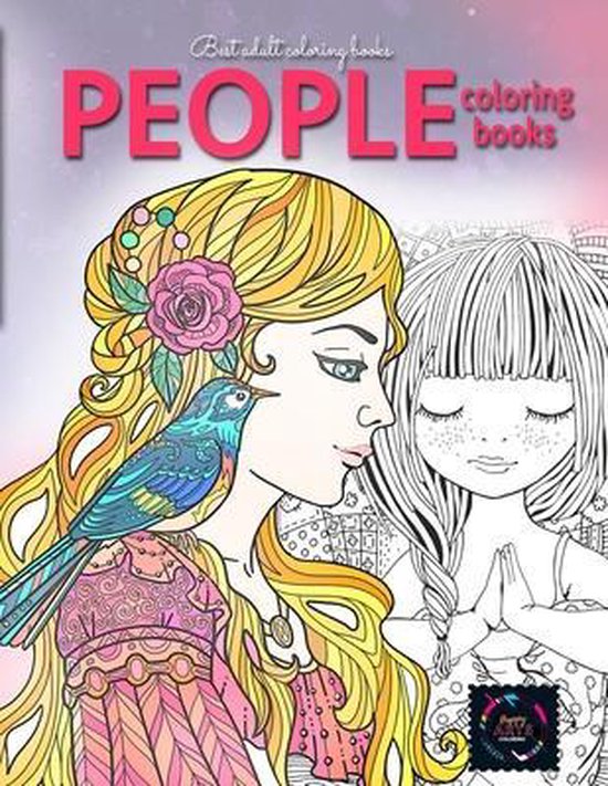 Best adult coloring books, People coloring books, Happy Arts Coloring ...