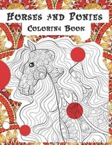 Horses and Ponies - Coloring Book
