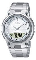 CASIO - AW-80D-7AVES - Casio Collection - horloge - Mannen - Zilverkleurig - RVS Ã˜ 40 mm