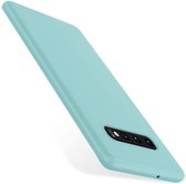 Samsung Galaxy S10 Plus Hoesje - Siliconen Back Cover - Turquoise