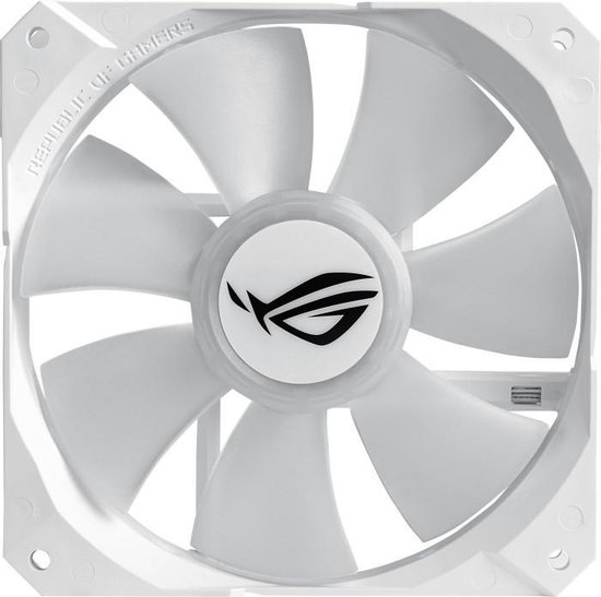Asus - Rog Strix LC 240 RGB White Edition all-in-one liquid CPU cooler with Aura Sync - ASUS