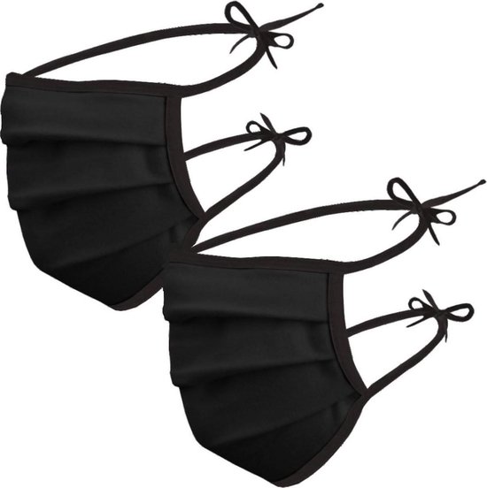 Herbruikbaar Zwart Anti-Stofmasker PM2.5 met Ventiel en Wasbaar Cover Herbruikbaar Zwart Anti-Stofmasker PM2.5 met Ventiel en Wasbaar Cover