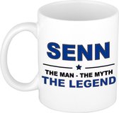 Senn The man, The myth the legend cadeau koffie mok / thee beker 300 ml