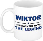 Wiktor The man, The myth the legend cadeau koffie mok / thee beker 300 ml