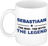 Sebastiaan The man, The myth the legend cadeau koffie mok / thee beker 300 ml