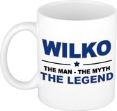 Wilko The man, The myth the legend cadeau koffie mok / thee beker 300 ml