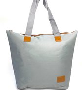 Lucy’s Living Luxe koeltas BEACH Grijs – 30 L -  L52 x B19 x H40 cm – polyester – aluminium – koelboxen – koeltassen – zomer – kamperen – outdoor – koelelementen - trendy