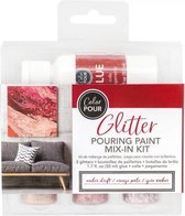 American Crafts Color Pour glitter mix amber