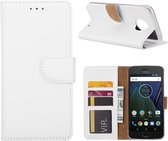 Motorola Moto G6 - Bookcase Wit - portemonee hoesje