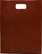 KEES bags - Handtas van 100% bio-leer - KEES001 – Roodbruin