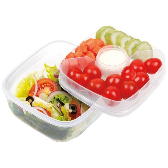 Boîte à salade Lock & Lock | Lunchbox To Go - 950 ml - Transparent