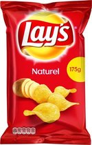Lay's Chips Naturel - 8 x 175 gram.
