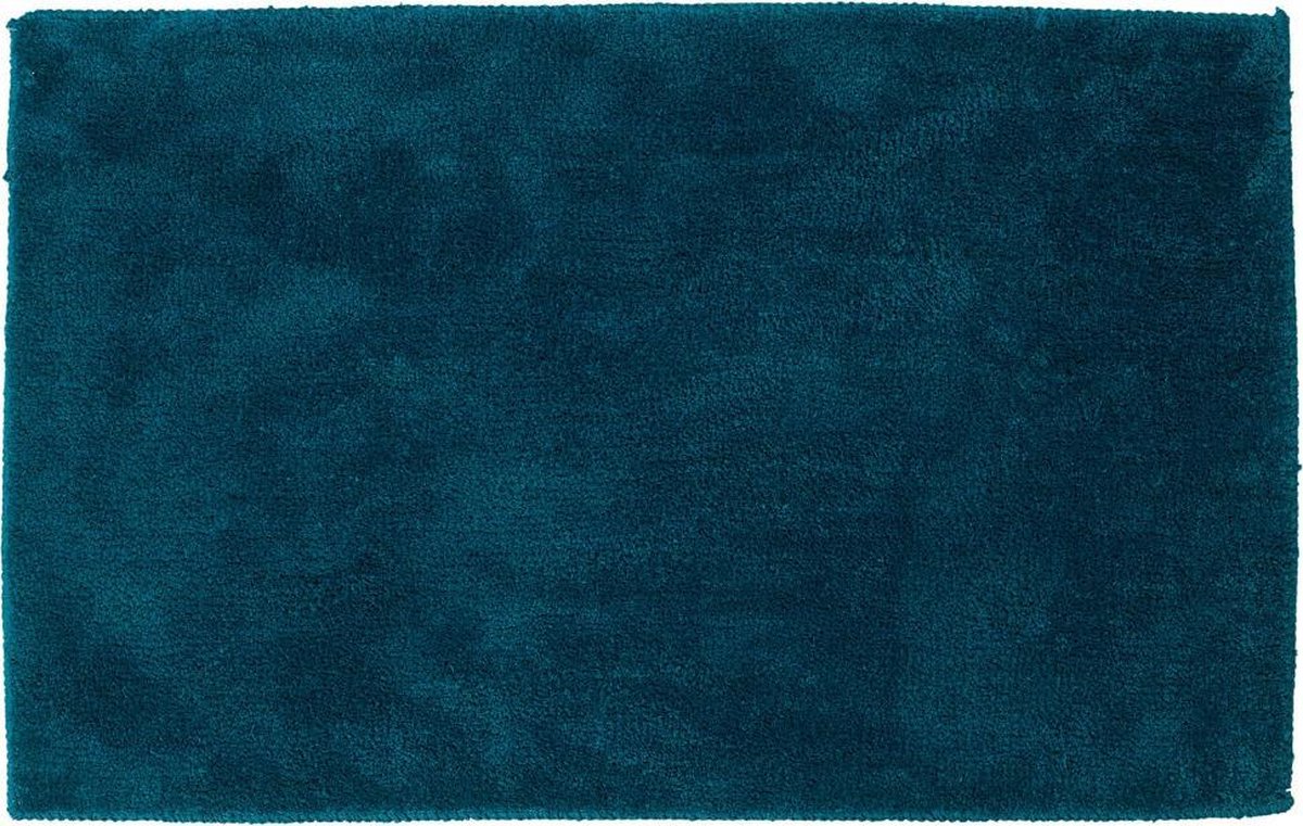 Lucy's Living Luxe badmat DOXU Petrol exclusive - 50 x 80 cm - blauw - printje - badkamer mat - badmatten - badtextiel - wonen - accessoires - exclusief