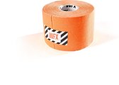 PREMIUM Kinesiologie Tape - Sporttape - 100% geweven katoen / waterbestendig - rollengte 5m, breedte 5cm - oranje