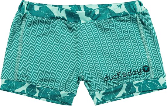 Ducksday - UV Zwembroek voor jongens - UPF50+ - Epic - 134/140 - promo - 10 jaar - groen