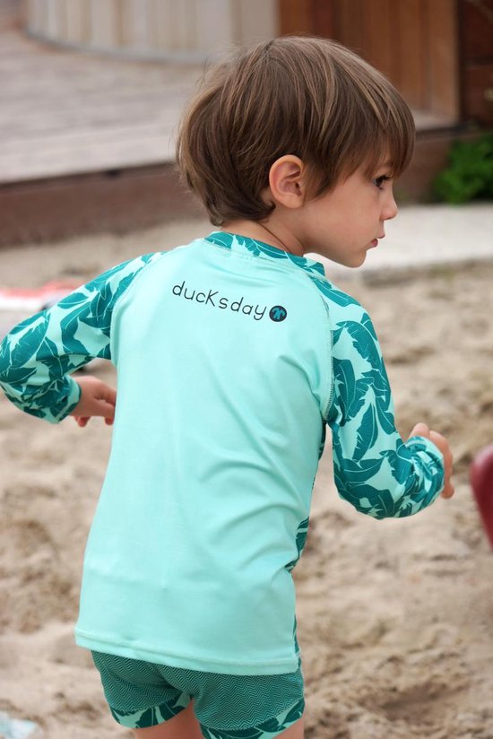 Voorgevoel pepermunt Artistiek Ducksday - UV-werend Zwemshirt lange mouw voor kinderen - unisex - Epic -  98/104 | bol.com