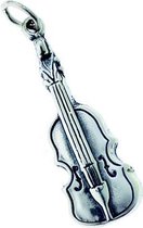 Zilveren hanger viool