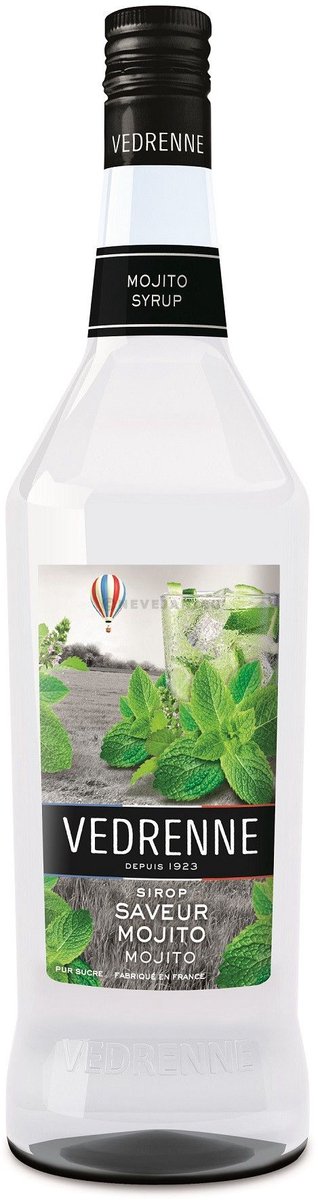 Vedrenne Mojito limonadesiroop - ranja - siroop zonder kleurstof - ook zeer geschikt voor bruiswater