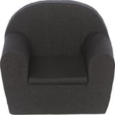 Peuterstoeltje-Kinderfauteuil Denim Antraciet